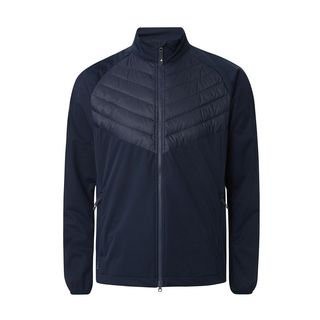 Cross Men's Stance Hybrid Down Jacket - NAVY