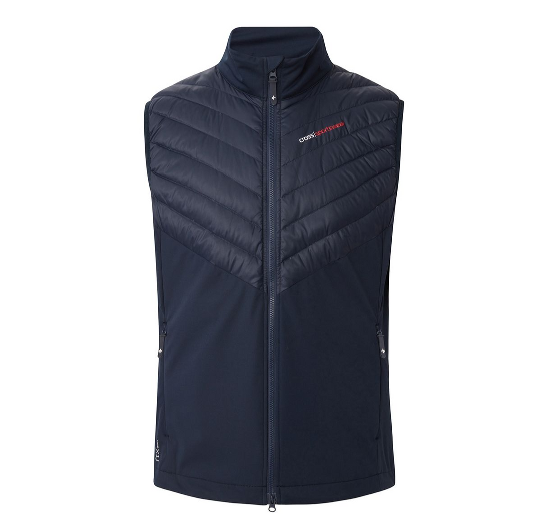 Cross Men's Stance Hybrid Vest - NAVY