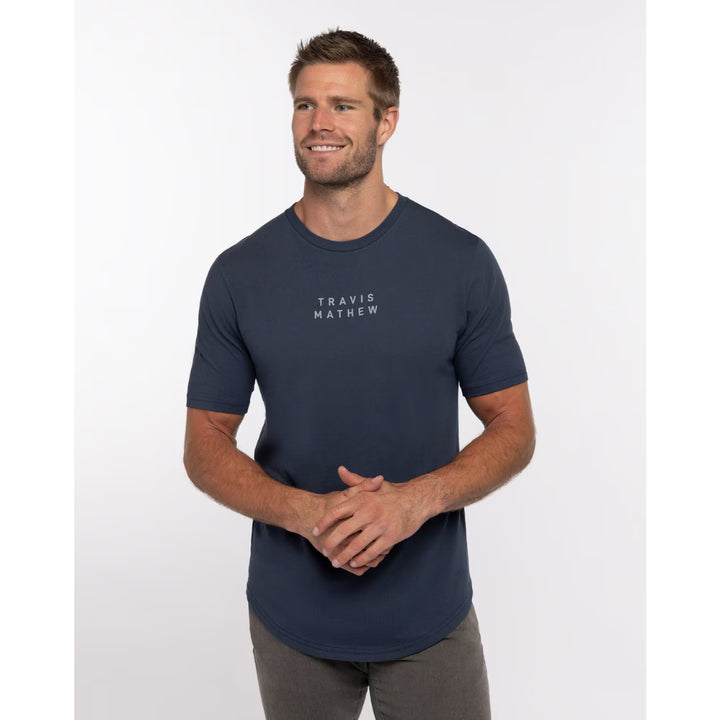 TRAVISMATHEW MENS YUCCA FLOWER T-SHIRT - MOOD INDIGO