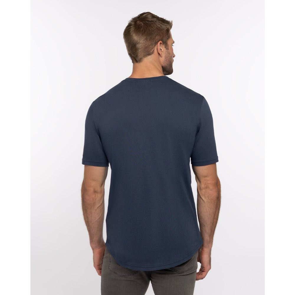 TRAVISMATHEW MENS YUCCA FLOWER T-SHIRT - MOOD INDIGO