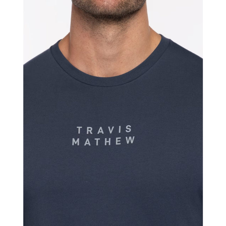 TRAVISMATHEW MENS YUCCA FLOWER T-SHIRT - MOOD INDIGO