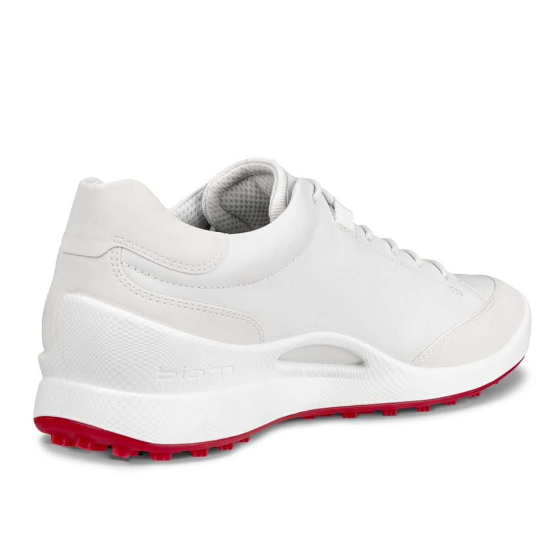 Ecco Men's Golf Biom Hybrid Leather Golf Shoe - WHITE