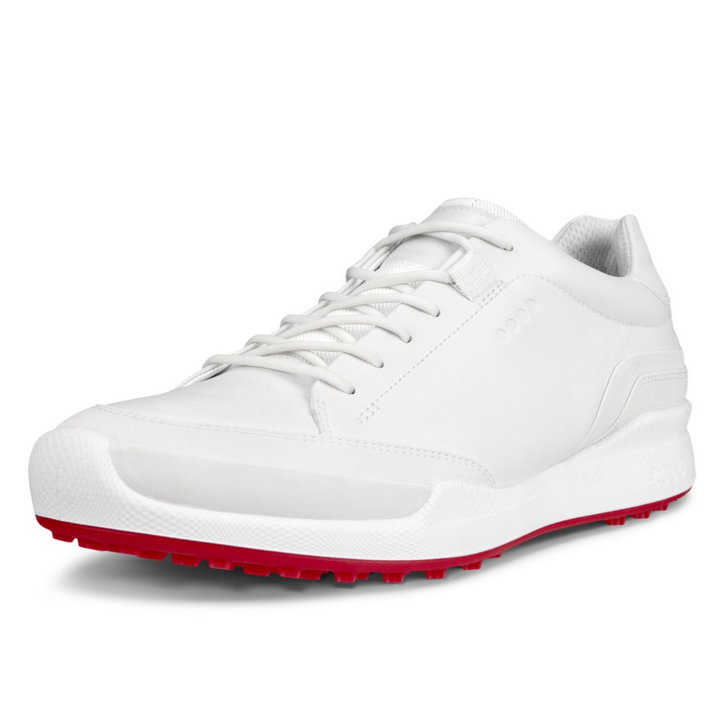 Ecco Men's Golf Biom Hybrid Leather Golf Shoe - WHITE