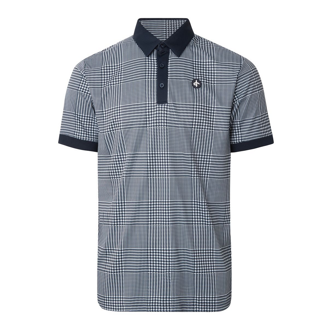 Cross Men's GLENCHECK POLO - NAVY