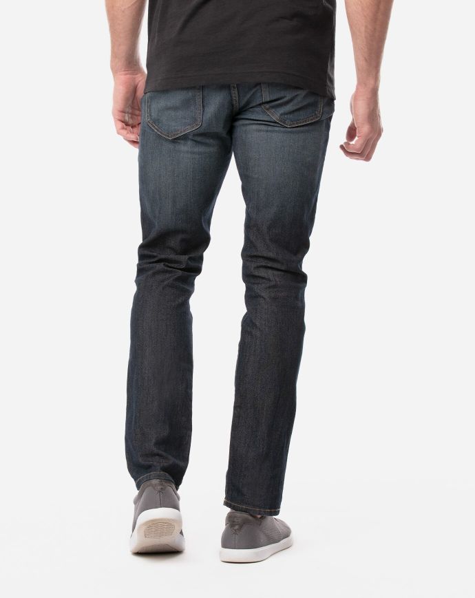 TRAVIS MATHEW MEN'S LEGACY 5 POCKET PANTS- INDIGO