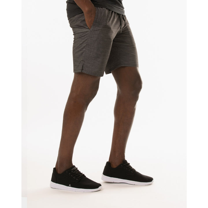 TRAVISMATHEW MENS ZIPLINE ACTIVE SHORTS - BLACK