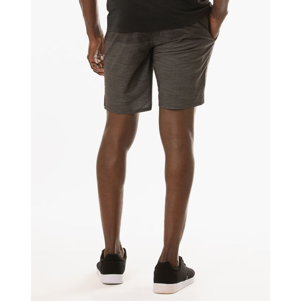 TRAVISMATHEW MENS ZIPLINE ACTIVE SHORTS - BLACK