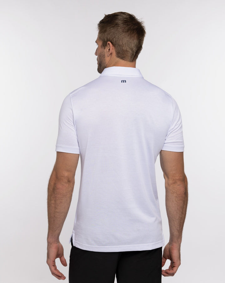 TRAVIS MATHEW MENS BURN CARD POLO - WHITE