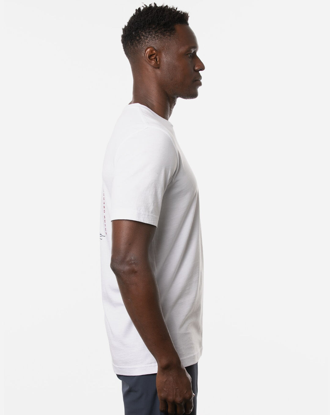 TRAVIS MATHEW MENS CATTAILS T-SHIRT - WHITE