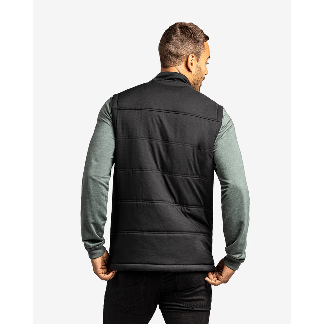 TRAVIS MATHEW MENS INTERLUDE PUFFER VEST - BLACK