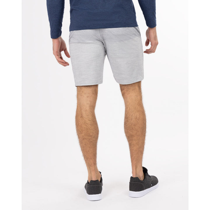 TRAVISMATHEW MENS ZIPLINE 2.0 ACTIVE SHORTS - SLEET