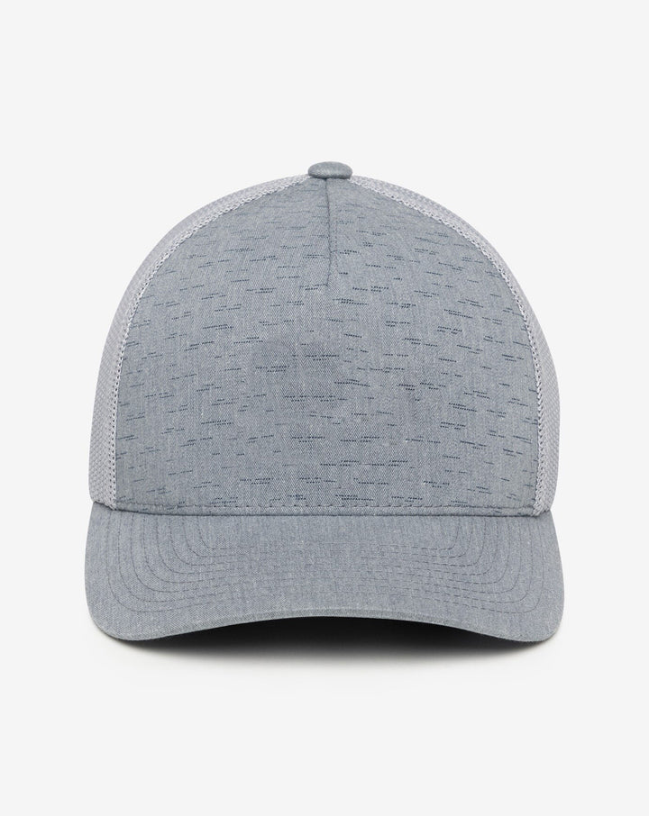 TRAVIS MATHEW MENS GREAT BASIN SNAPBACK HAT ANTI LOGO - HEATHER GREY