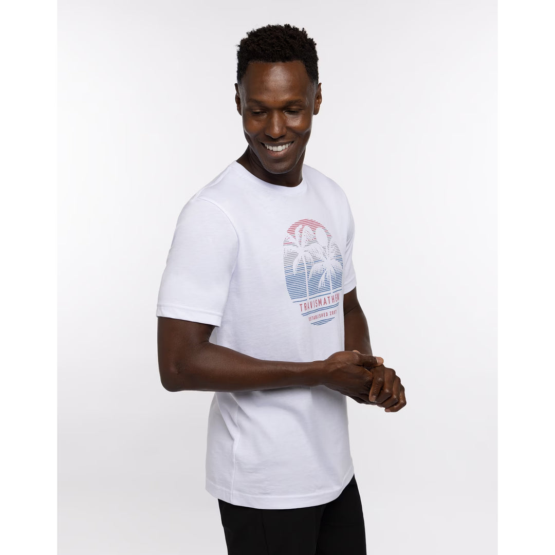 TRAVIS MATHEW MENS CONCHEROS T-SHIRT - WHITE