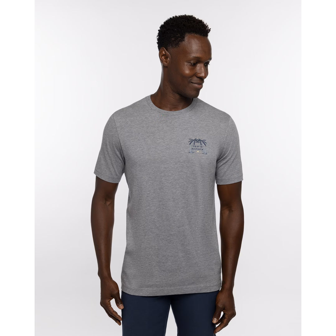 TRAVIS MATHEW MENS TACO BOUT IT T-SHIRT - HEATHER GREY