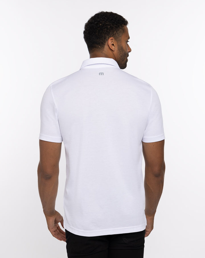 TRAVIS MATHEW MEN'S MADERO POLO - WHITE