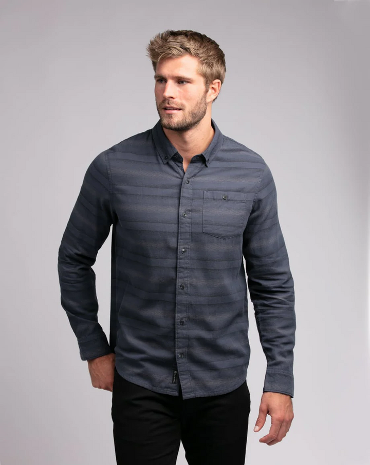 TRAVIS MATHEW VIBRATO  Button Down Shirt - MOOD INDIGO