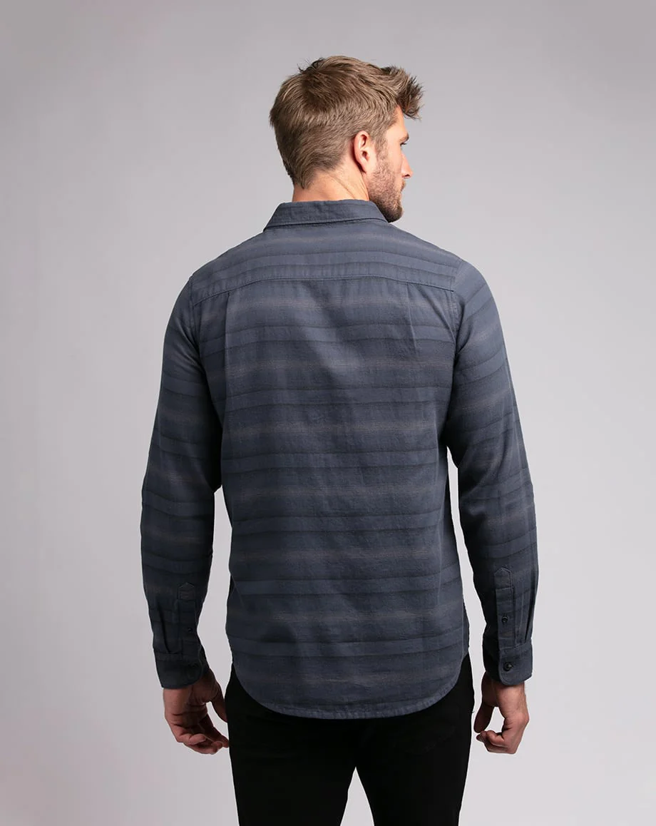 TRAVIS MATHEW VIBRATO  Button Down Shirt - MOOD INDIGO