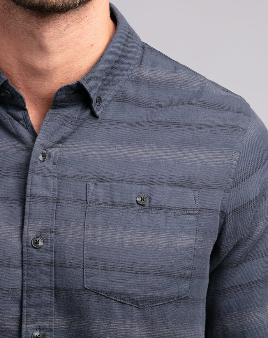 TRAVIS MATHEW VIBRATO  Button Down Shirt - MOOD INDIGO