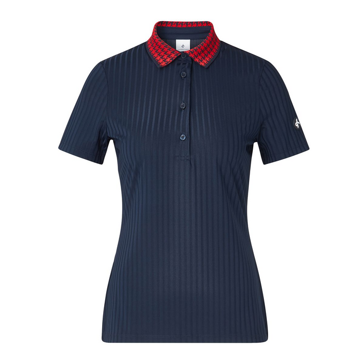 Cross Women's RIB Polo - NAVY