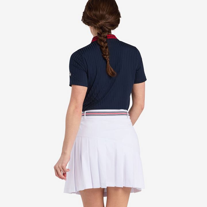 Cross Women's RIB Polo - NAVY