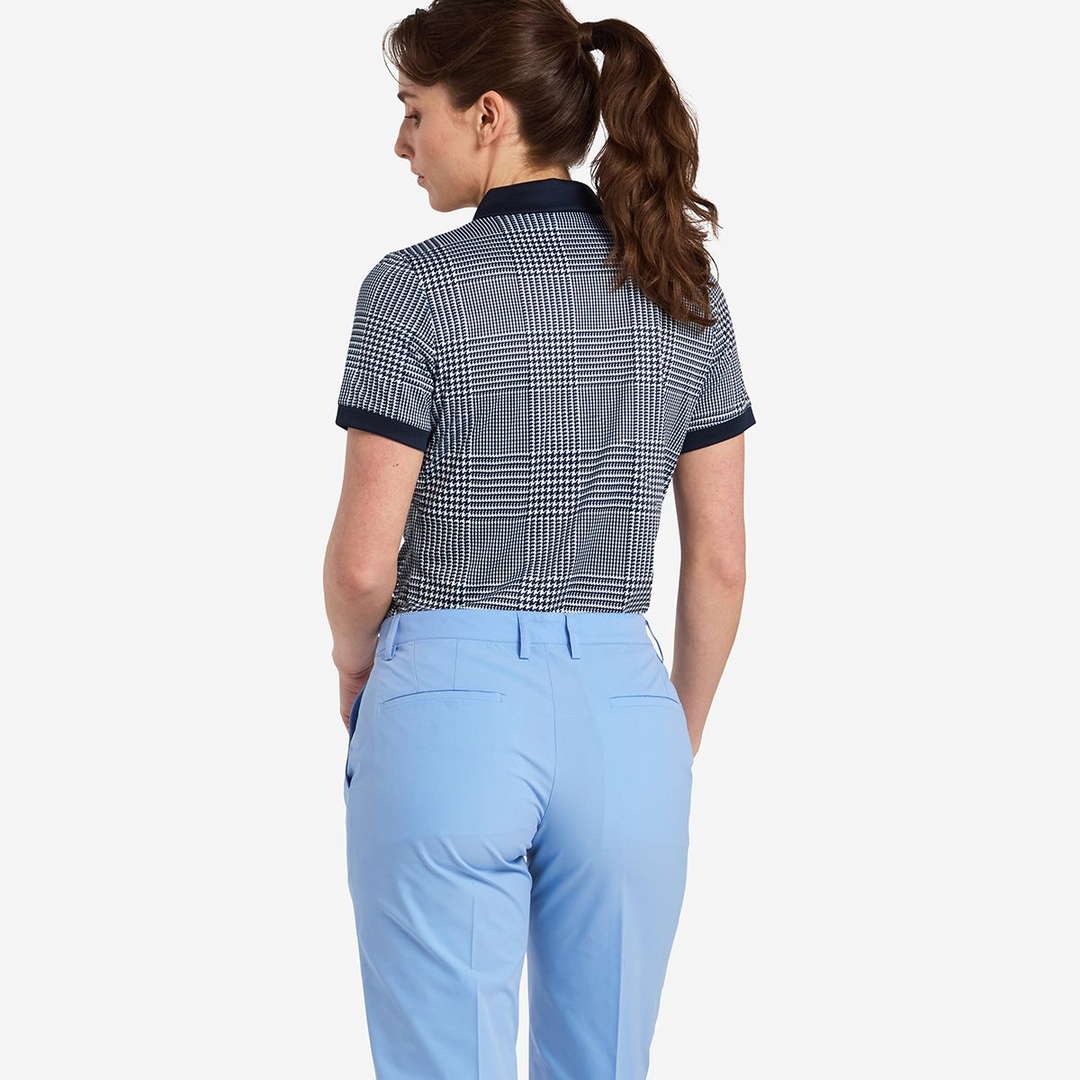 Cross Women's GLENCHECK Polo - NAVY