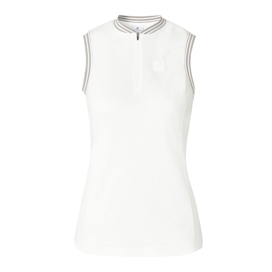 Cross Women's NOSTALGIA Sleeveless Polo - WHITE