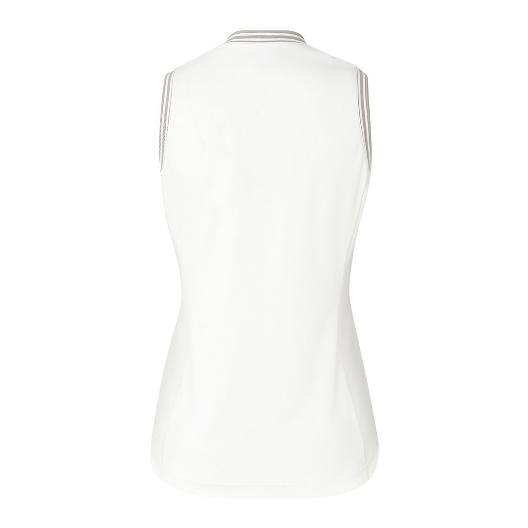 Cross Women's NOSTALGIA Sleeveless Polo - WHITE