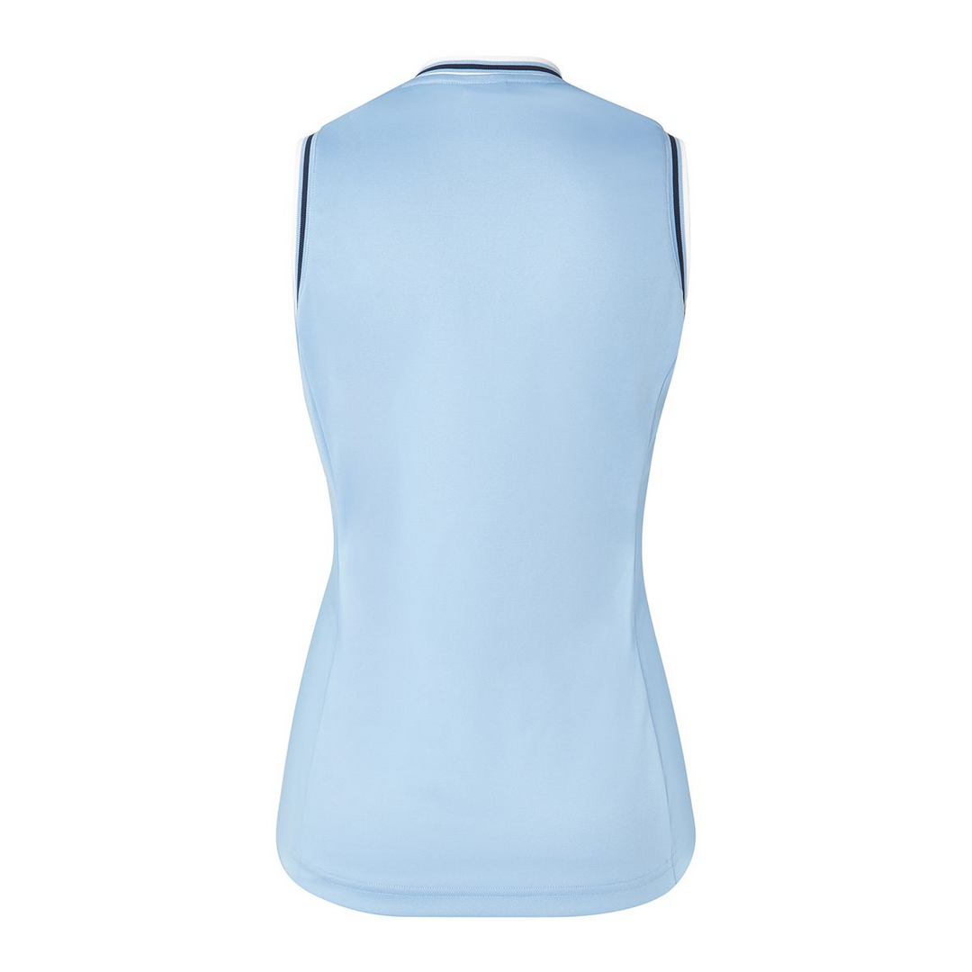 Cross Women's NOSTALGIA Sleeveless Polo - BEL AIR BLUE