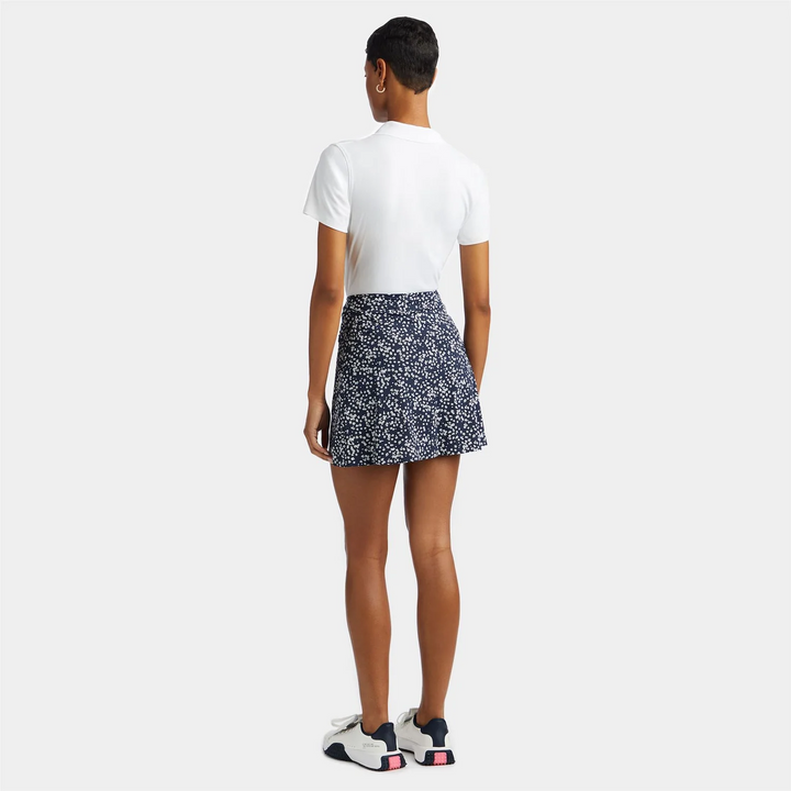 G/FORE WOMEN'S CHERRY BLOSSOM TECH JERSEY A-LINE SKORT - TWILIGHT