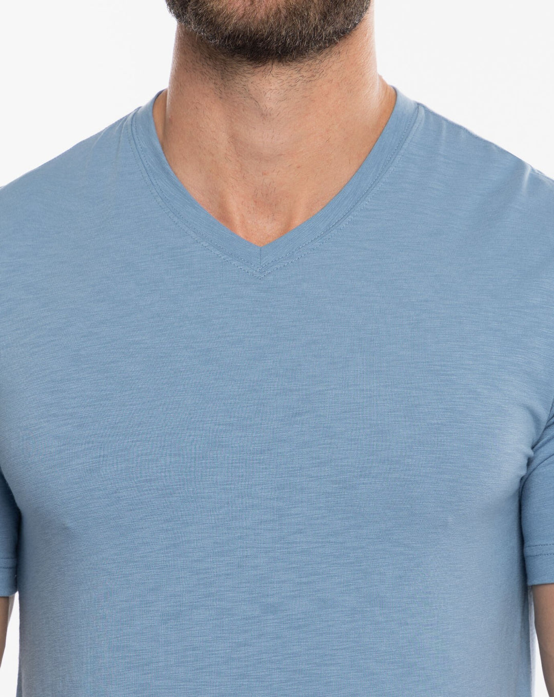 TRAVIS MATHEW MENS CLOUD TEE T-SHIRT - COPEN BLUE