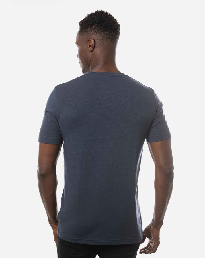 TRAVIS MATHEW MENS CLOUD TEE T-SHIRT - MOOD INDIGO