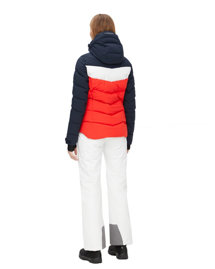 J.Lindeberg Womens Russel Down Ski Jacket - RACING RED