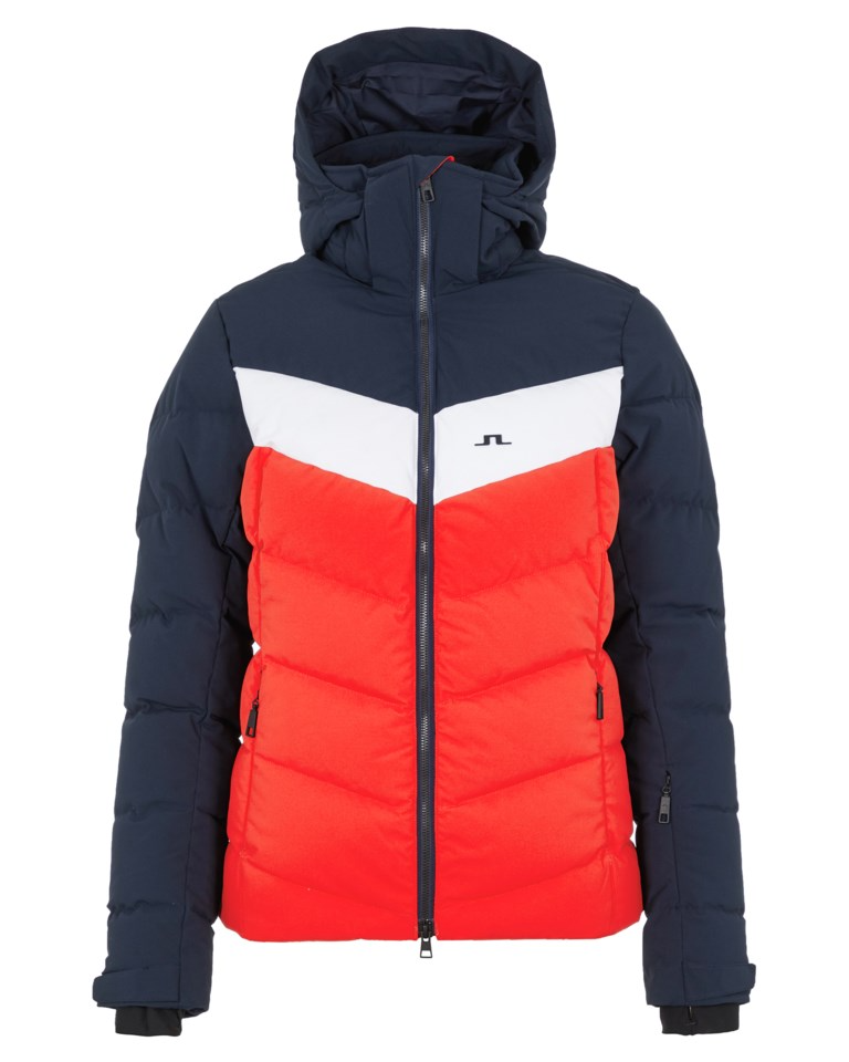 J.Lindeberg Womens Russel Down Ski Jacket - RACING RED