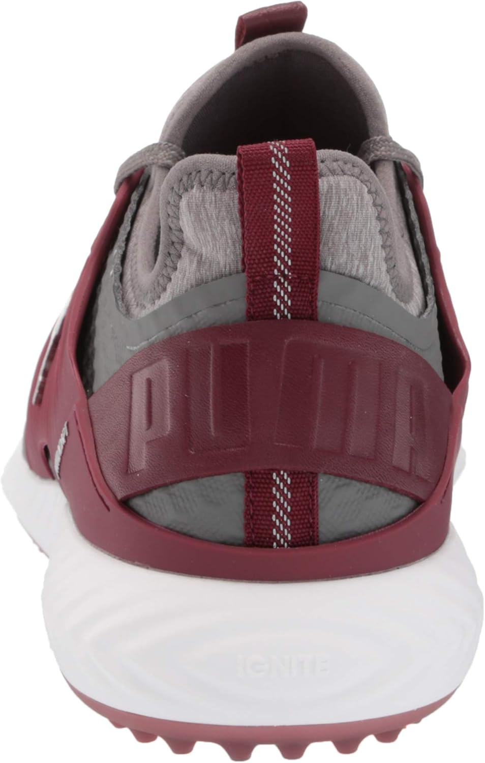 Puma Men's TOUR - IGNITE PWRAdapt Caged Golf Shoes - QUIET SHADE - PUMA SILVER - ZIFANDEL