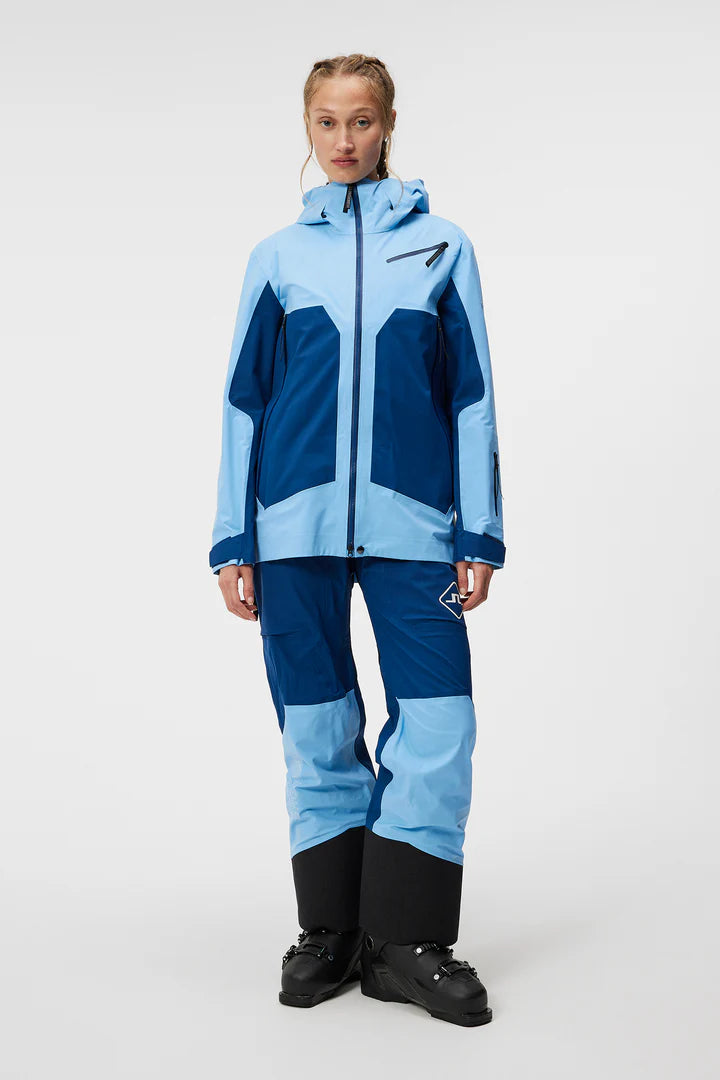 J.Lindeberg Womens Powerline Bib Pant - Estate Blue