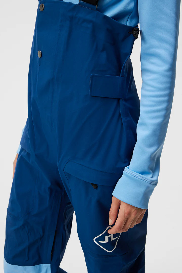 J.Lindeberg Womens Powerline Bib Pant - Estate Blue