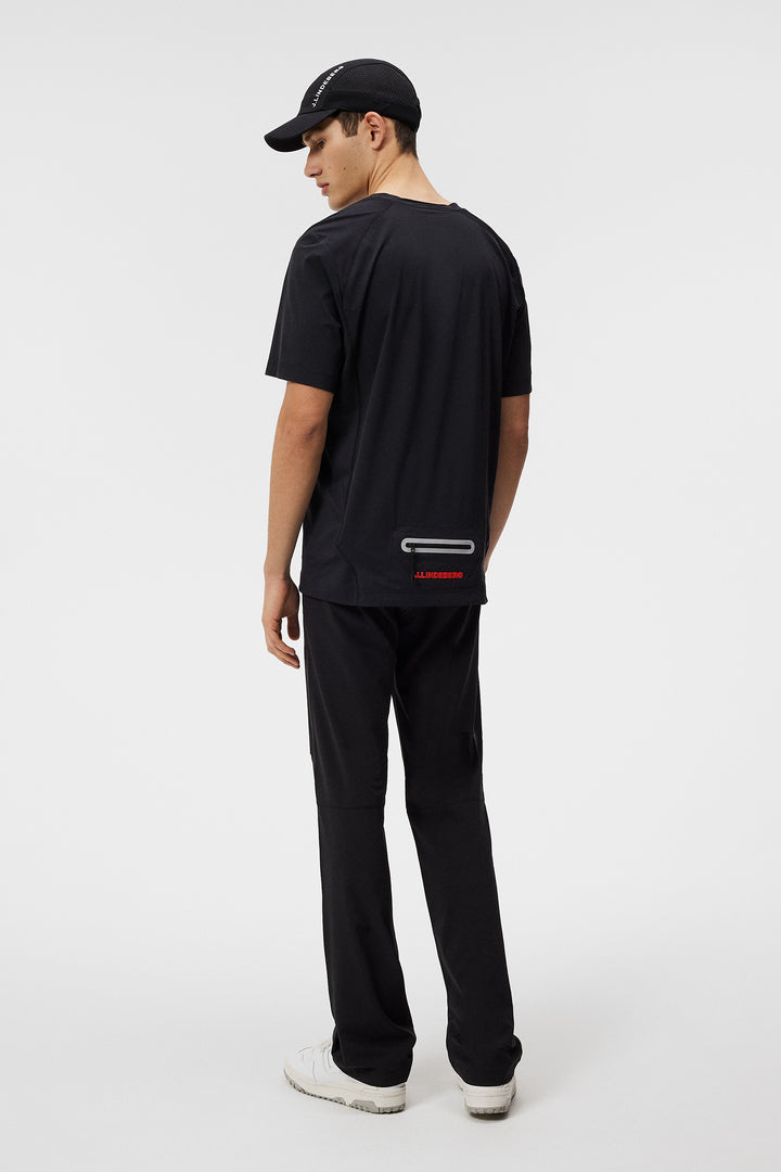 J.Lindeberg Mens Tomas Pro Pack T-Shirt - Black