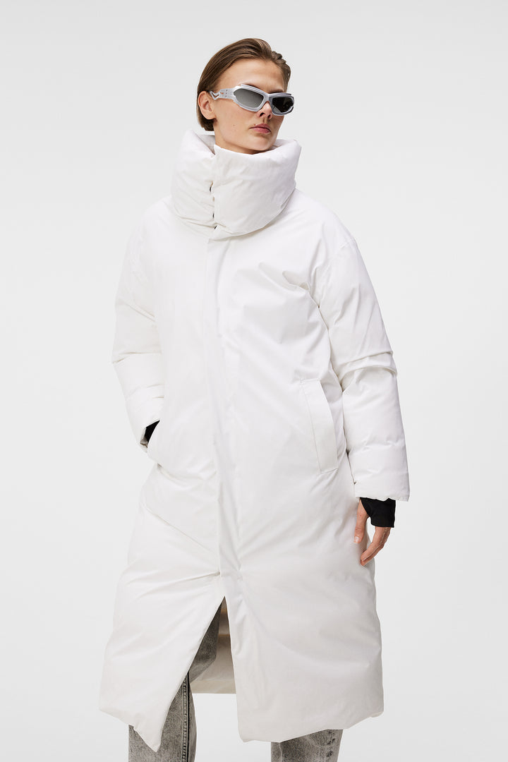 J.Lindeberg Womens Scooper Down Parka - White