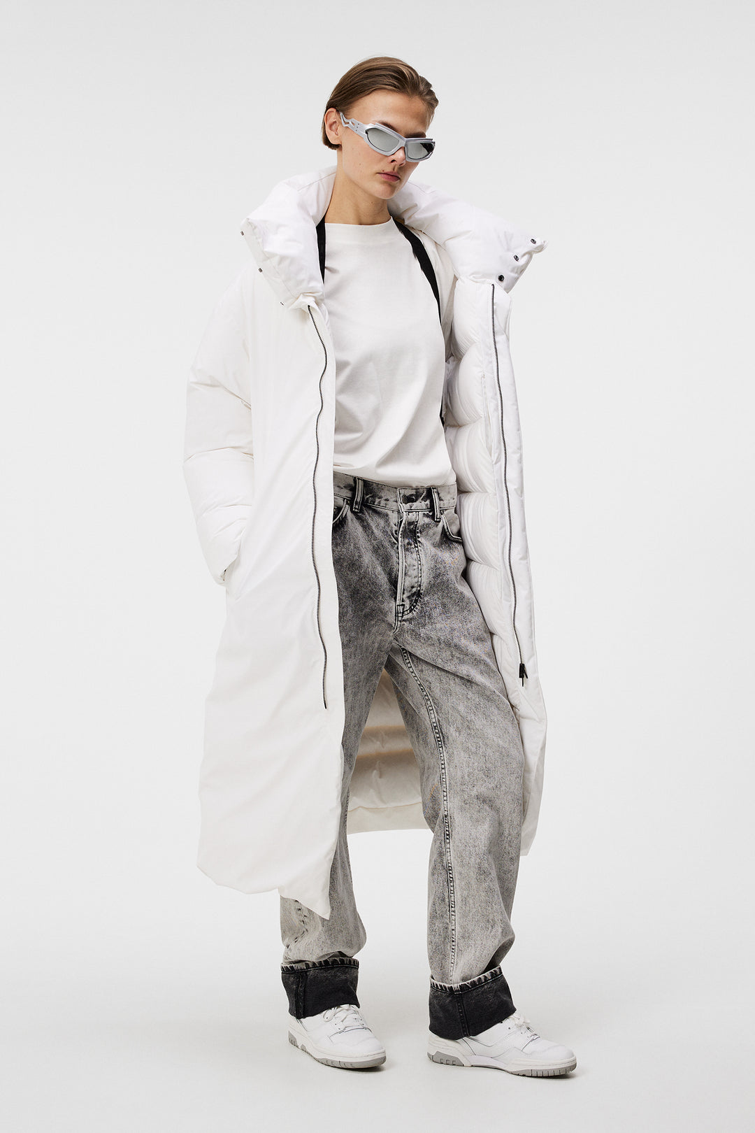 J.Lindeberg Womens Sccoper Down Parka  - WHITE