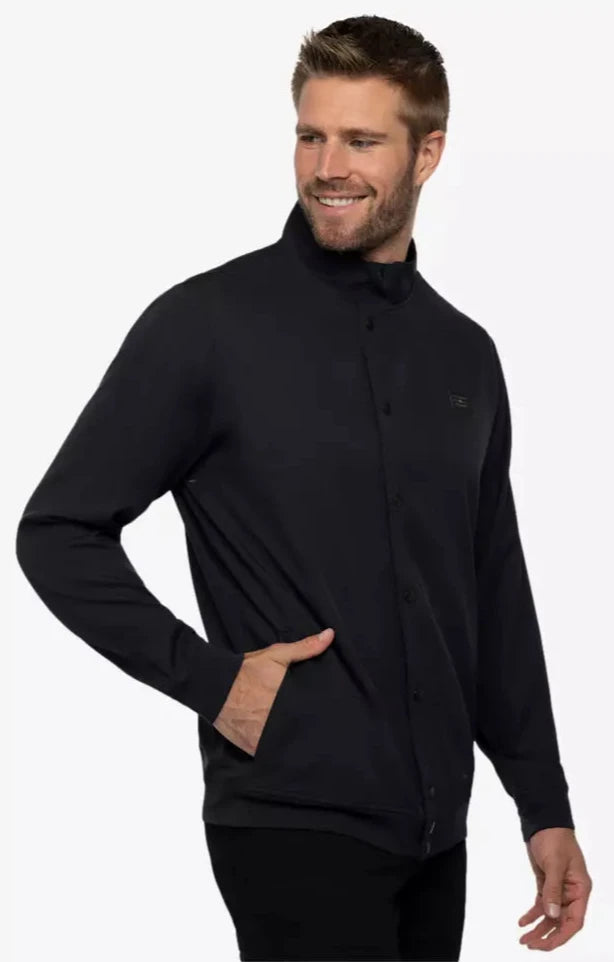 TRAVIS MATHEW COYOTE COOL STRETCH JACKET - BLACK