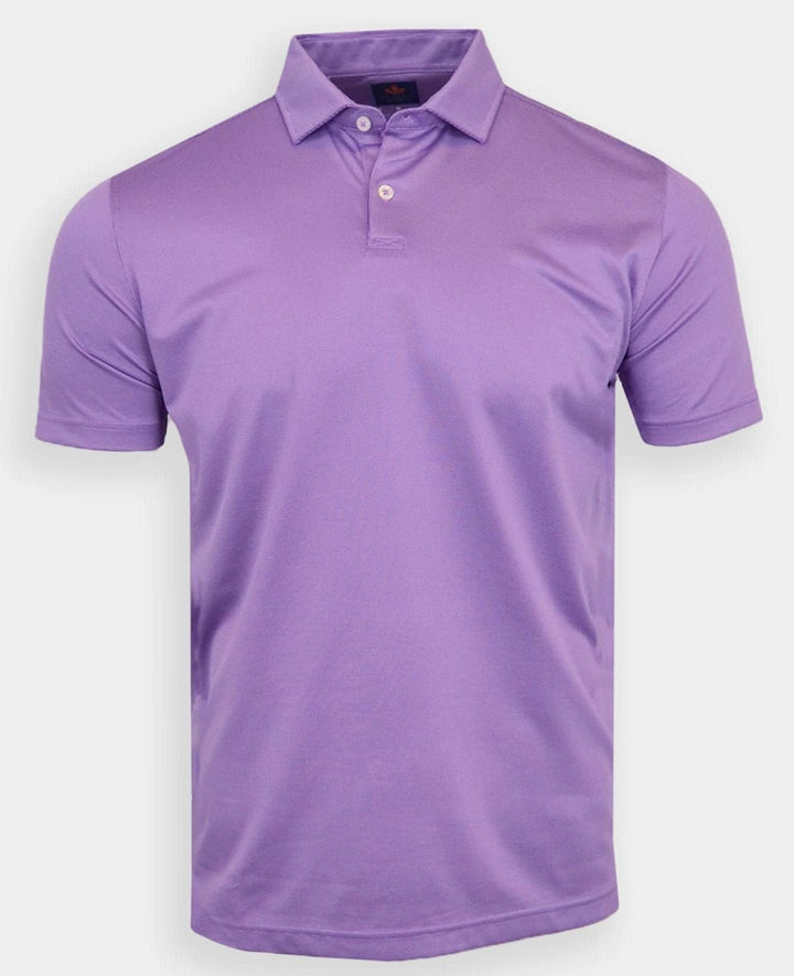 Donald Ross Sport Fit Mens Short Sleeve Donny Polo - VERBENA