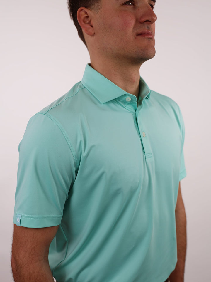 Donald Ross Mens Sport Fit DONNY Polo - Seaglass