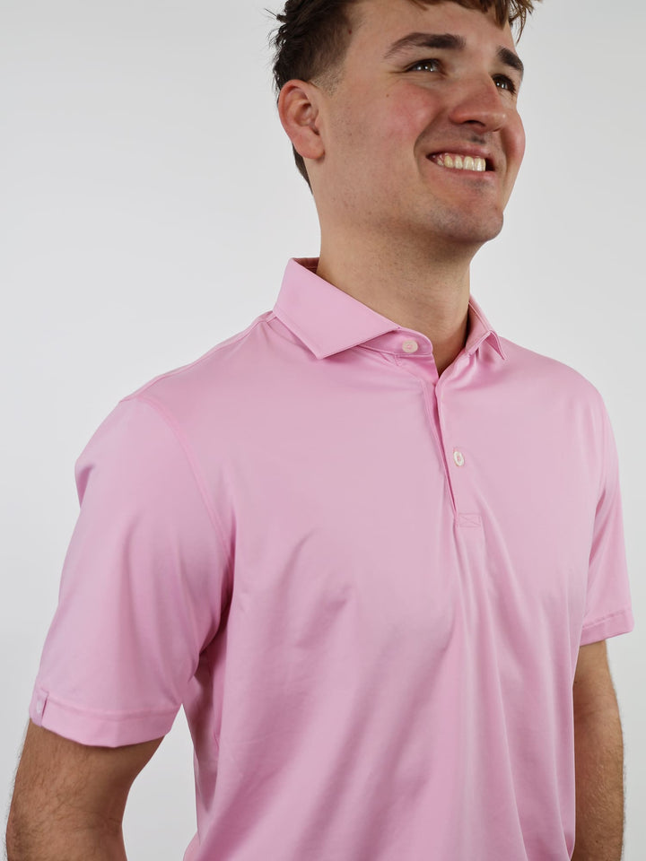 Donald Ross Mens Sport Fit DONNY Polo - Pink