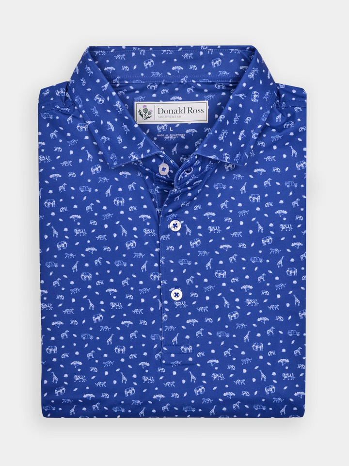 Donald Ross Mens Classic Fit ATHENS Polo - NAVY