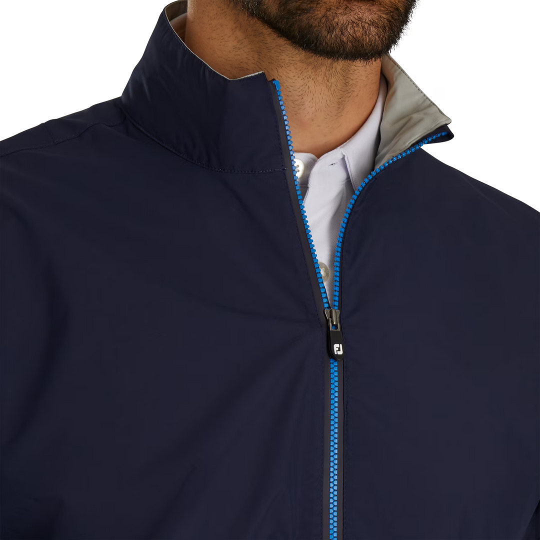 Footjoy Men's HydroLite X Rain Jacket - NAVY / GREY