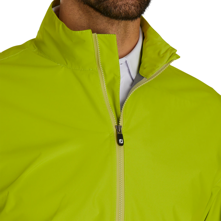 Footjoy Men's HydroLite X Short Sleeve Rain Shirt - ACID LIME