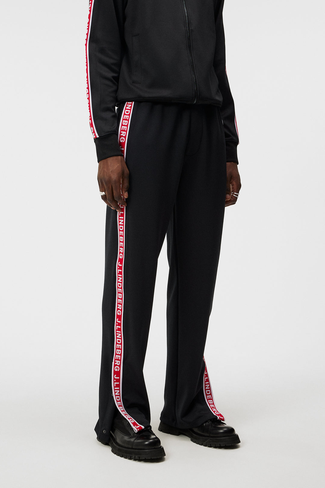 J.Lindeberg Mens Travis Track Pants - Black