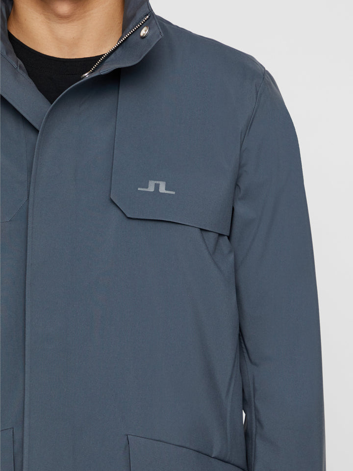 J.Lindeberg Mens Alph 3L Mech Stretch Jacket - DARK GREY