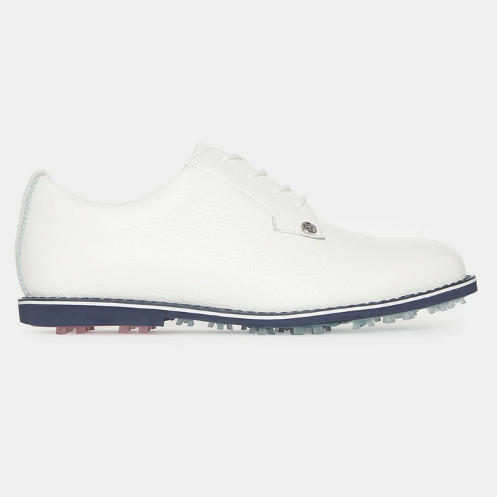 G/FORE WOMEN'S GALLIVANTER PEBBLE LEATHER GOLF SHOE - SNOW