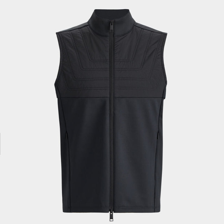 G/FORE MENS QUILTED HYBRID STRETCH VEST - ONYX